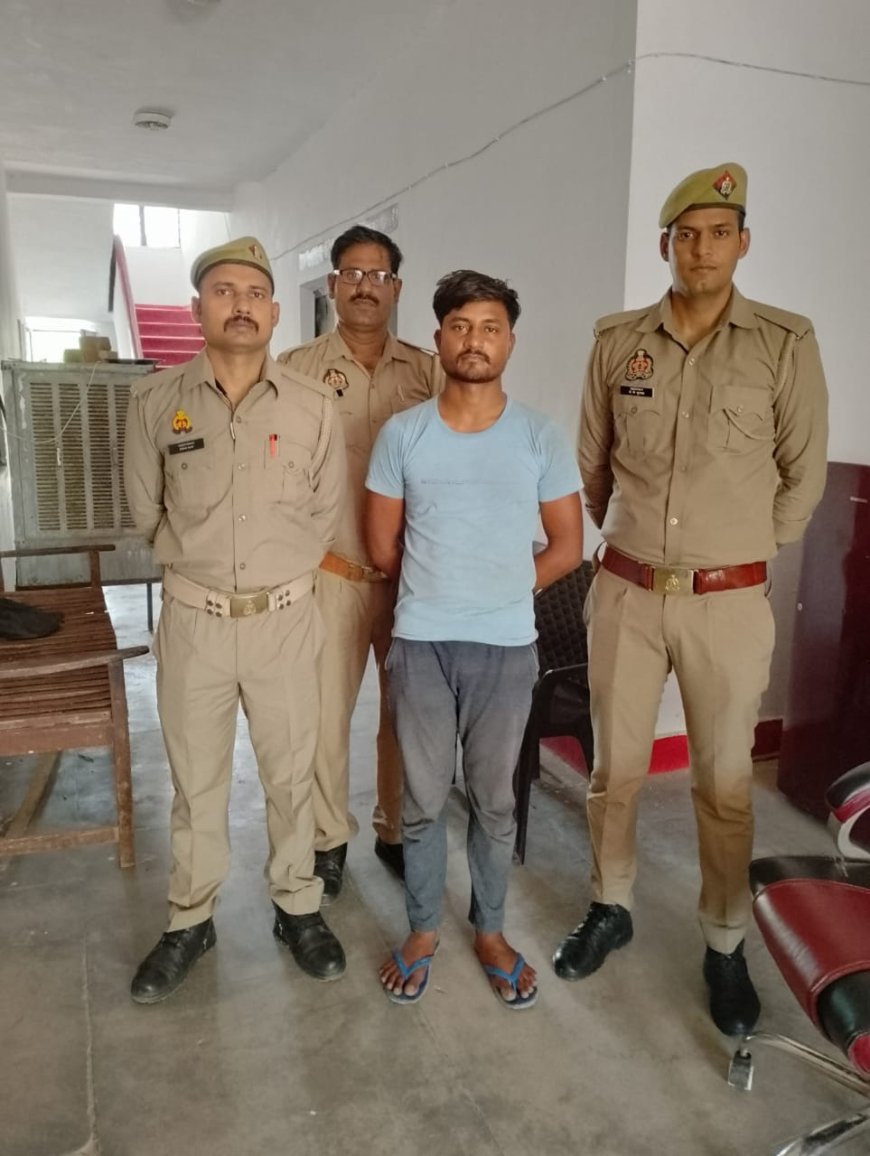 थाना केलिया पुलिस ने चोरी की घटना का किया कुशल अनावरण 25 पेटियों सहित एक अभियुक्त गिरफ्तार