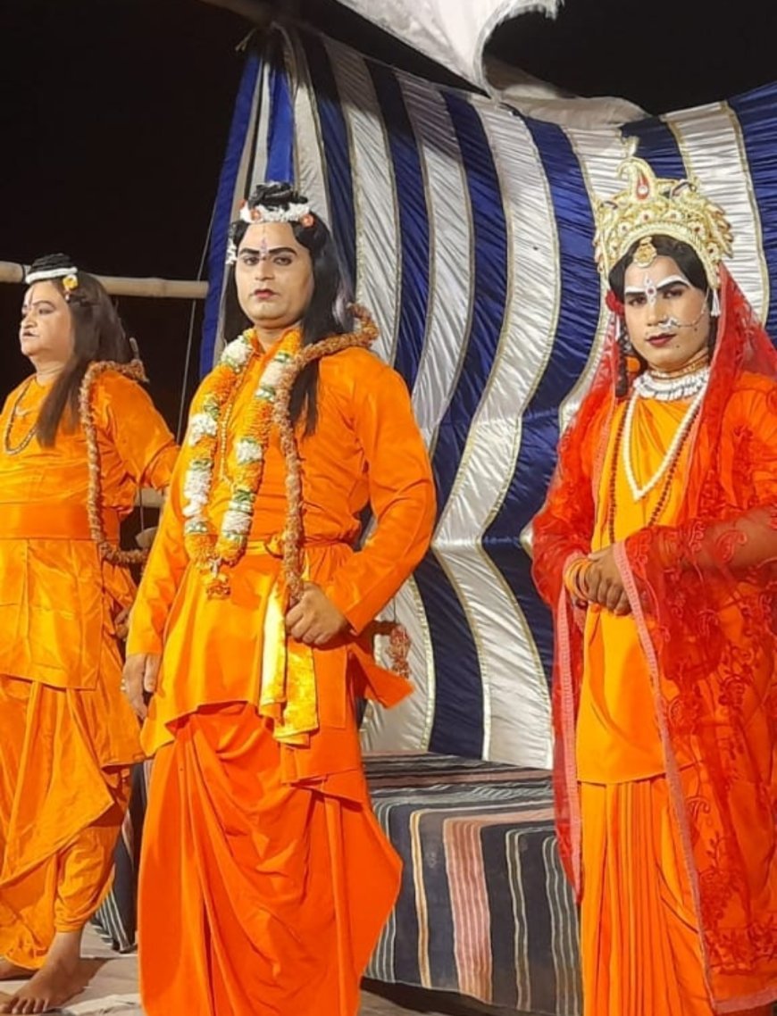 सीता हरण की लीला का मंचन देख श्रोता हुए मंत्रमुग्ध