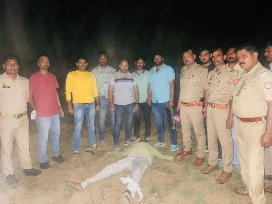 पुलिस की अंतर्जनपदीय बदमाशों से मुठभेड़, गोली लगने से एक घायल 06 ने किया सरेंडर