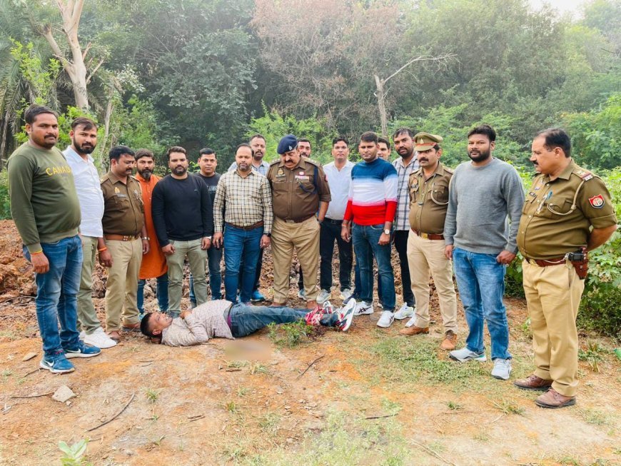 एसओजी, एसटीएफ के फर्जी पुलिस अधिकारी बनकर लूटने वाले शातिर लुटेरे पुलिस मुठभेड़ में गिरफ्तार