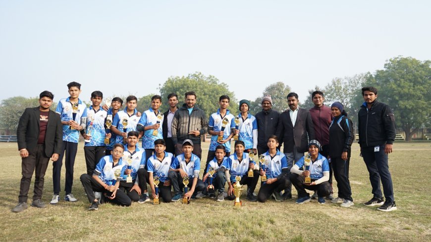 सहोदया कंपलेक्स स्कूल जूनियर क्रिकेट टूर्नामेंट का आयोजन सेंट फ्रांसिस एकेडमी आनेपुर औरैया में हुआ सम्पन्न