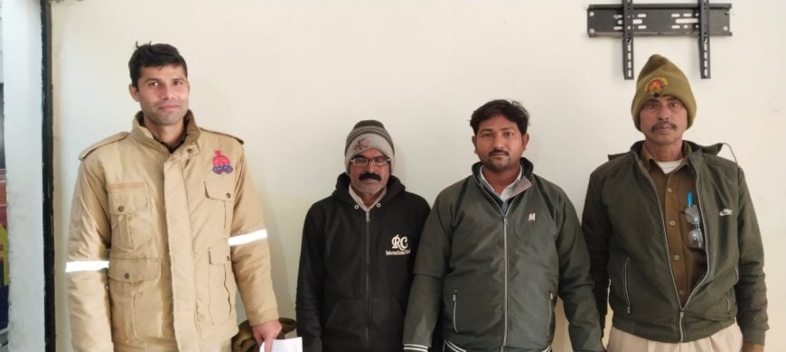 पुलिस ने दो वारंटी को गिरफ्तार कर भेजा जेल