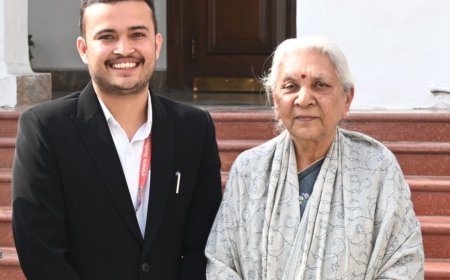 राज्यपाल ने नगर के युवा ऋतिक पटेल के योगदान की सराहना की।