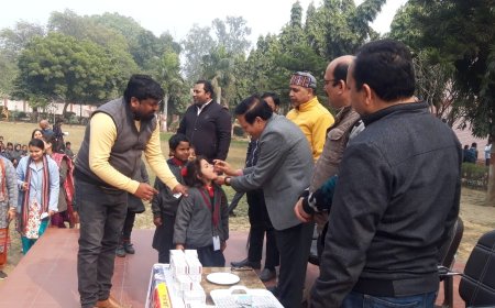 मुख्य चिकित्सा अधिकारी ने किया राष्ट्रीय कृमि मुक्ति दिवस का उद्घाटन