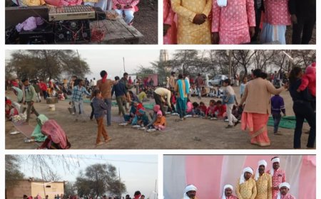 हुंसेपुरा सरकार श्री हनुमान मंदिर पर हुआ विशाल भंडारे का आयोजन