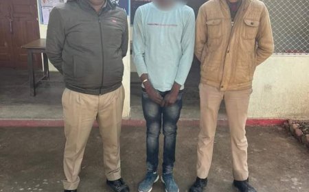 थाना रेंटर पुलिस ने वंछित अरोपी को किया गिरफ्तार