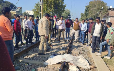 65 वर्षीय वृद्ध की ट्रेन से कटने पर हुई मौत