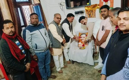 भाजपाइयों ने पं. दीनदयाल उपाध्याय की मनायी पुण्य तिथि