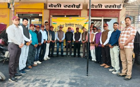 पूर्व सैनिक वेलफेयर एसोसिएशन की टीम की हुई बैठक