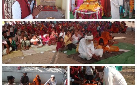 भगवान का भक्त कभी गरीब नहीं होता --- साध्वी श्री पीतांबरा