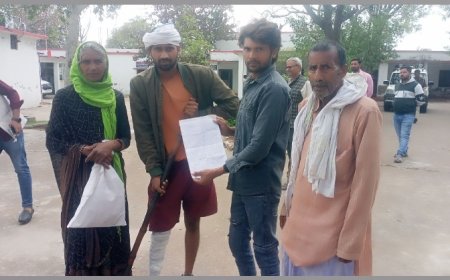 पीडित परिवार ने एसपी को शिकायती पत्र देकर मुकदमे में धाराएं बढ़ाये जाने की मांग उठाई