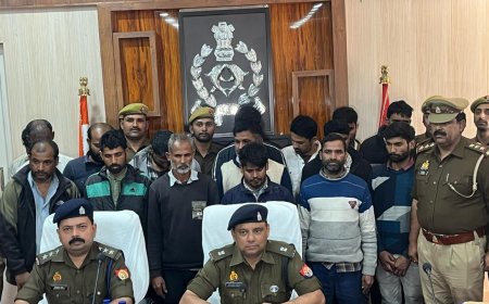 धार्मिक स्थलों को निशाना बनाकर चेन चोरी करने वाले अंतर्राज्यीय गिरोह का पर्दापाश व 16 अभियुक्त गिराफ्तार