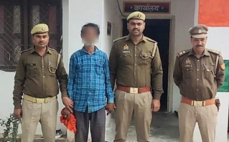 थाना कुठौंद पुलिस ने सात सौ ग्राम नाजायज गांजा अभियुक्त को किया गिरफ्तार