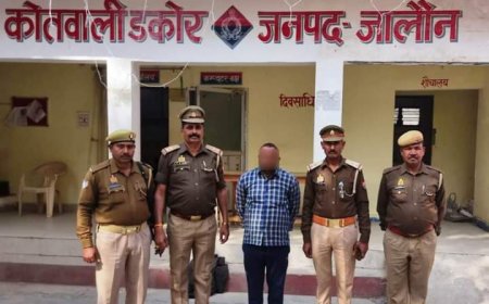 थाना डकोर पुलिस ने वांछित अभियुक्त को किया गिरफ्तार