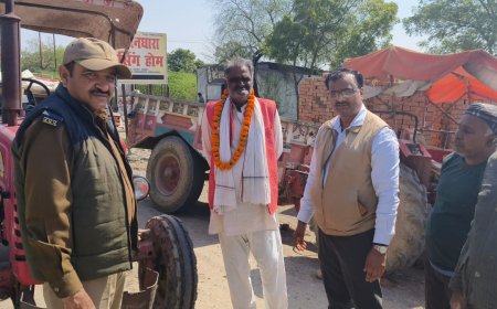 ट्रैक्टर-ट्रालियों में यात्रियों के परिवहन करने से होने वाली दुघर्टनाओं के बारे में किया जागरुक