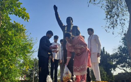 पूर्व मंत्री की मूर्ति अनावरण समारोह में उमड़ा जन सैलाब
