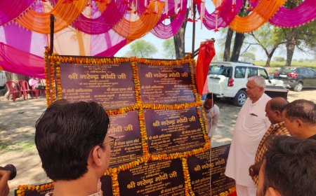 प्रधानमंत्री ग्राम सड़क योजना में कालपी विधानसभा की 4 सड़को का हुआ लोकार्पण