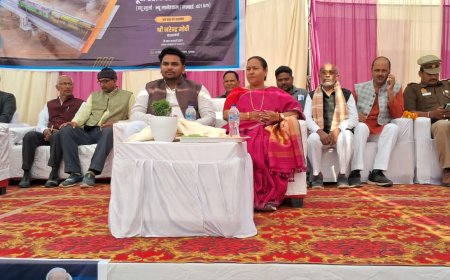 प्रधानमंत्री ने किया गुजरात से नयू कंचौसी रेलवे-स्टेशन और ट्रेन संचालन सिस्टम का वर्चुअल लोकार्पण