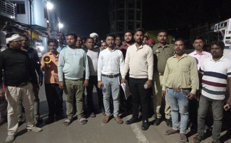 रात्रि के समय विधुत विभाग की टीम ने चलाया चैकिंग अभियान