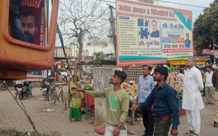 आचार संहिता लागू होते ही पालिका ने उतारे पोस्टर बैनर