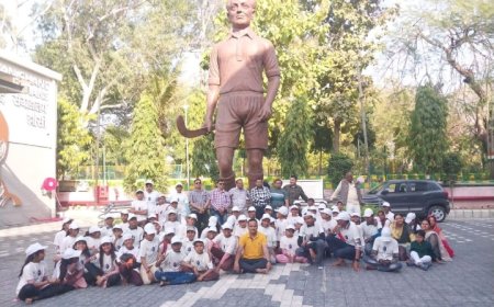 विज्ञान एक्सपोजर विजिट में छात्रों ने देखा तारा मंडल