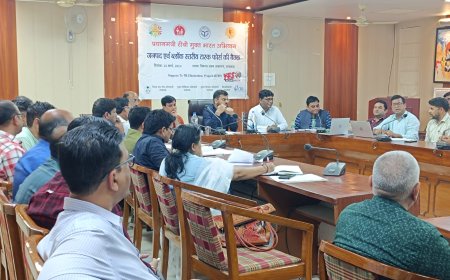 टीबी मुक्त ग्राम पंचायत की जिला एवं ब्लॉक स्तरीय टास्क फोर्स की पहली बैठक आयोजित