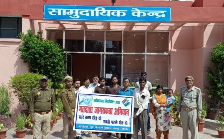 कम मतदान वाले क्षेत्रों में चलाया गया मतदाता जागरुकता अभियान