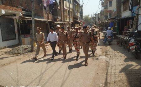 चाक चौबंद व्यवस्थाओं में रमजान के तीसरे जुमे की आधा दर्जन मस्जिदो में नमाज सम्पन्न