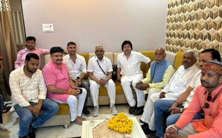 पूर्व डीजीपी एवं बुंदेलखंड लोकतांत्रिक पार्टी अध्यक्ष सुलखान सिंह ने किया कोंच दौरा