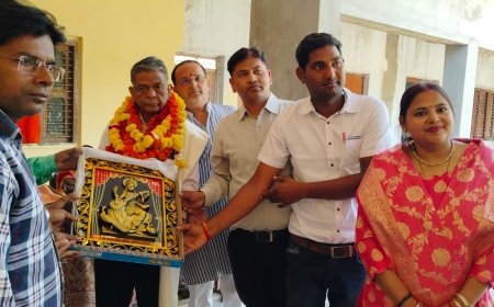 सेवा निवृत्ति पर सम्मान समारोह का हुआ आयोजन