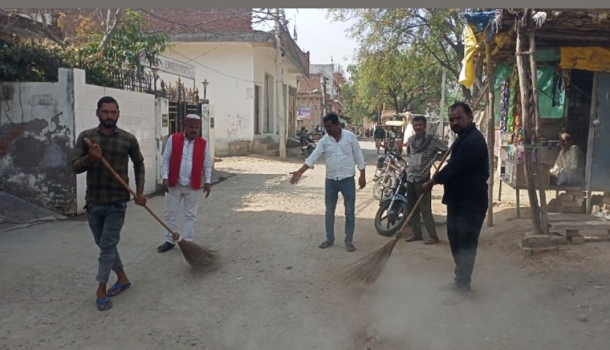 होली के त्यौहार के चलते बार्डो में पालिका ने चलाया सफाई अभियान