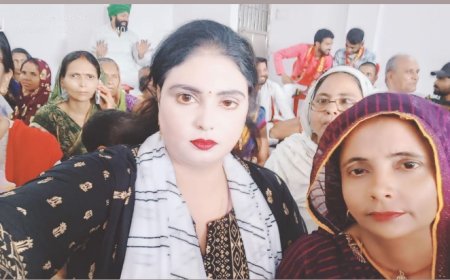 इंडिया गठबंधन सपा प्रत्याशी नारायणदास अहिरवार के चुनाव प्रचार में उतरी महिला टीम