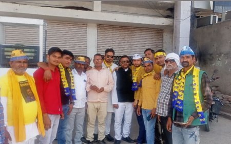 आम आदमी पार्टी के सांसद संजय सिंह को जमानत मिलने पर संगठन के नेताओं ने जताई खुशी