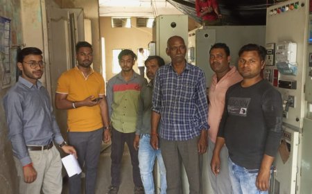 नई बी सी बी मशीन लगाने के कारण द्वतीय फीडर रहा बंद