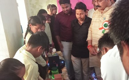 स्वामी विवेकांनंद वर्सटाइल स्कूल में विज्ञान प्रर्दशनी हुई सम्पन्न