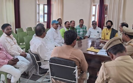 सीओ की अध्यक्षता में श्री राम शोभा यात्रा को लेकर बैठक सम्पन्न