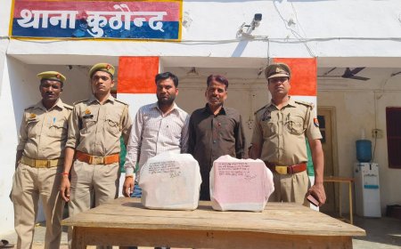 दो शातिर चोरों को पुलिस ने मय माल के दबोचा