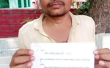 समझौता के उपरांत भी नहीं हटाया अतिक्रमण,एस डी एम से की शिकायत