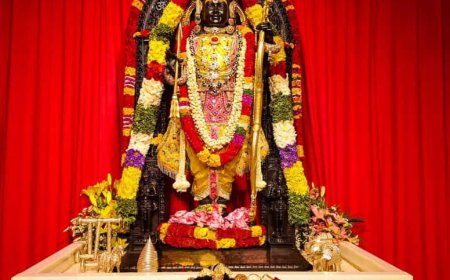 प्राण प्रतिष्ठा के बाद श्रीरामलला का प्रथम जन्मोत्सव सम्पन्न