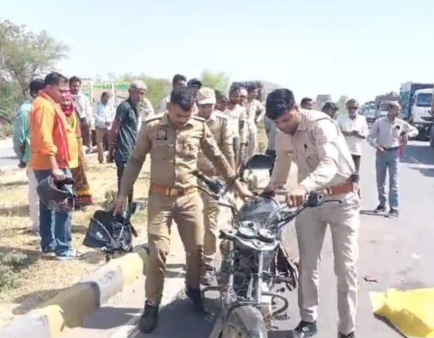 अज्ञात ट्रक ने अधेड़ को रौंदा, मौके पर हुई मौत