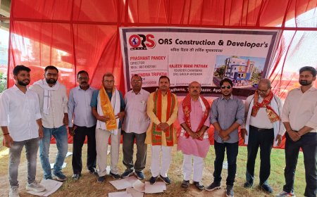 ORS कंस्ट्रक्शन एन्ड डेवेलोपेर्स के तत्वावधान में श्रमिक सम्मान समारोह