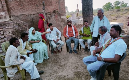 सदर विधायिका का पूरी टीम के साथ अपनी पार्टी के पक्ष में मतदान करने के लिए सघन दौरे जारी