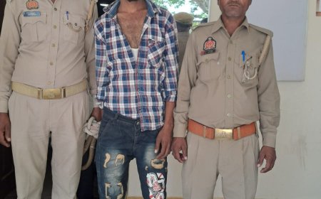 अवैध तमंचे के साथ गिरफ्तार कर भेजा जेल