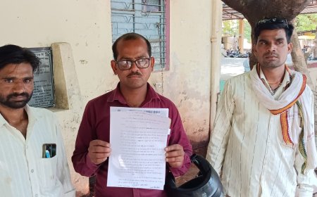 ग्राम खेरावर निवासियों ने सरकारी धन का फर्जीबाड़े का लगाया आरोप