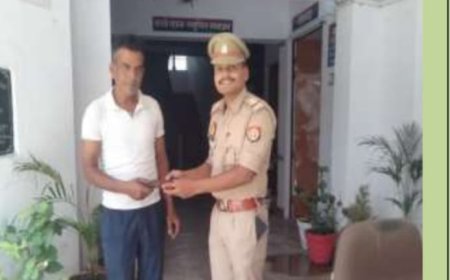 कोटरा पुलिस ने गुम हुए मोबाइल को खोज कर मोबाइल स्वामी को सोपा