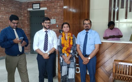 दिल्ली वर्ल्ड पब्लिक स्कूल की मेधावी छात्रा सृष्टि निरंजन नें जिले का नाम किया रोशन