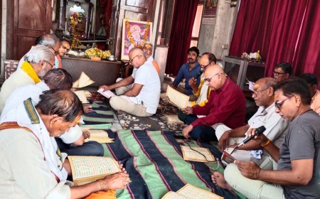 श्री हनुमान मन्दिर नवीन गल्ला मंडी जालौन में सुंदरकांड व हनुमान चालीसा पाठ सम्पन्न