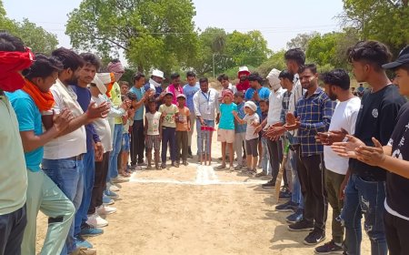 चंबल क्रिकेट लीग के मुकाबले में बिठौली से हारी जगम्मनपुर टीम