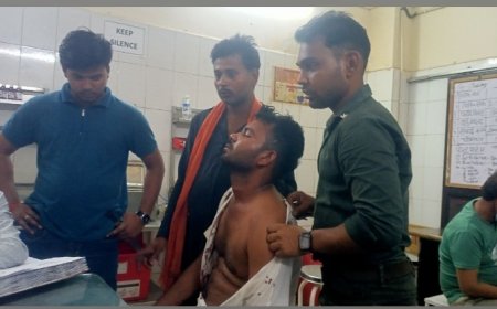 शराब के नशे धुत्त दबंगों ने ई-रिक्शा चालक को धुनका