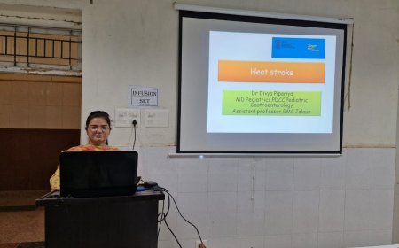 हीट स्ट्रोक से बचाव एवं इलाज पर मेडिकल कालेज में सेमिनार का आयोजन हुआ